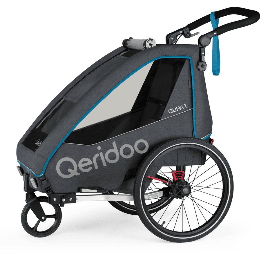 

Qeridoo ®
Remolque para bicicleta QUPA 1 azul