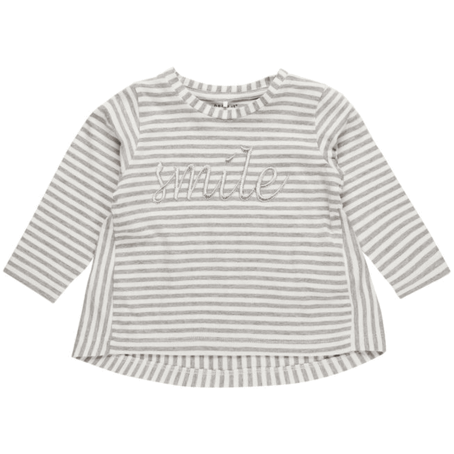 name it Girls Košile s dlouhým rukávem Nbffanala šedá melange 