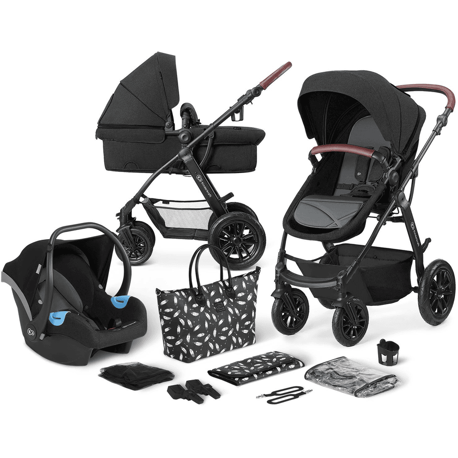 springen lokaal Fokken Kinderkraft Combi Kinderwagen 3 in 1 XMoov Black | pinkorblue.nl