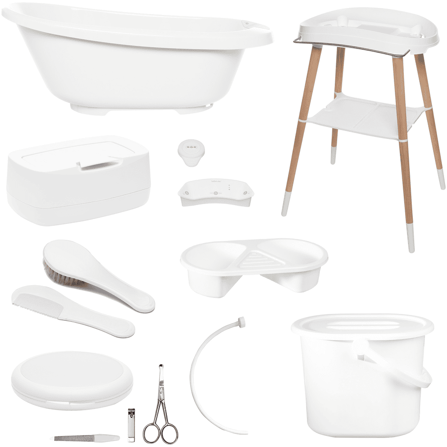 bébé-jou ® Babybadje Set 8-delig Sense White