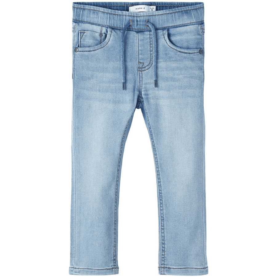 name it Felpa Jeans Nmmryan Light Blu Denim