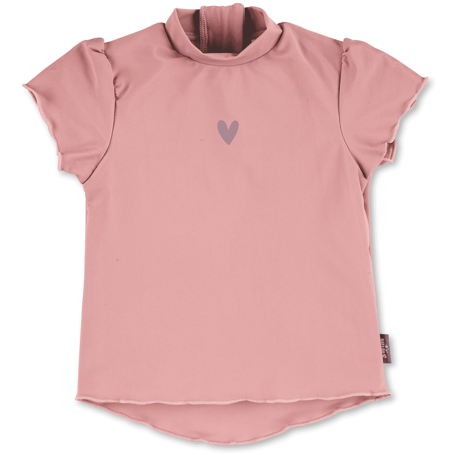 Sterntaler Camisa de baño de manga corta Corazón Rosa palo 
