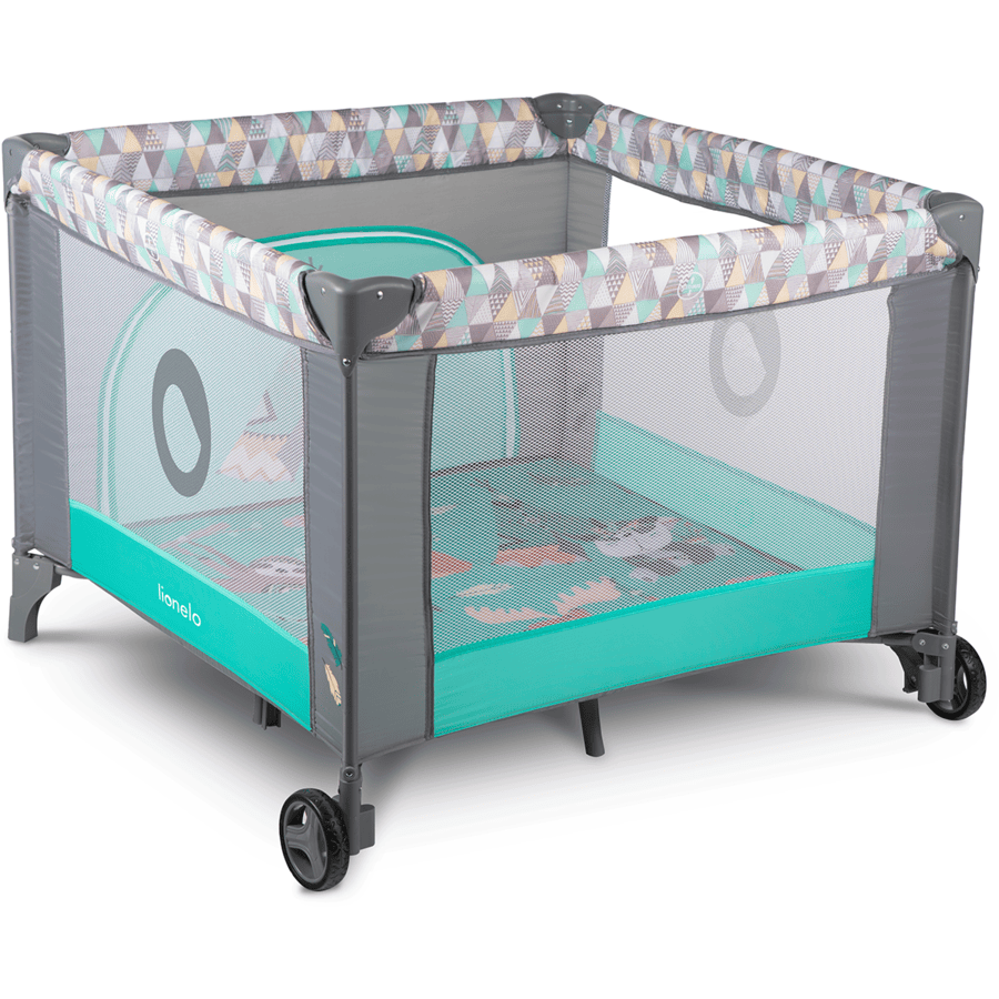 lionelo Laufstall Sofie Turquoise Scandi