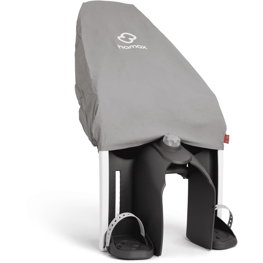 Hamax Kindersitz Regenschutz Grau