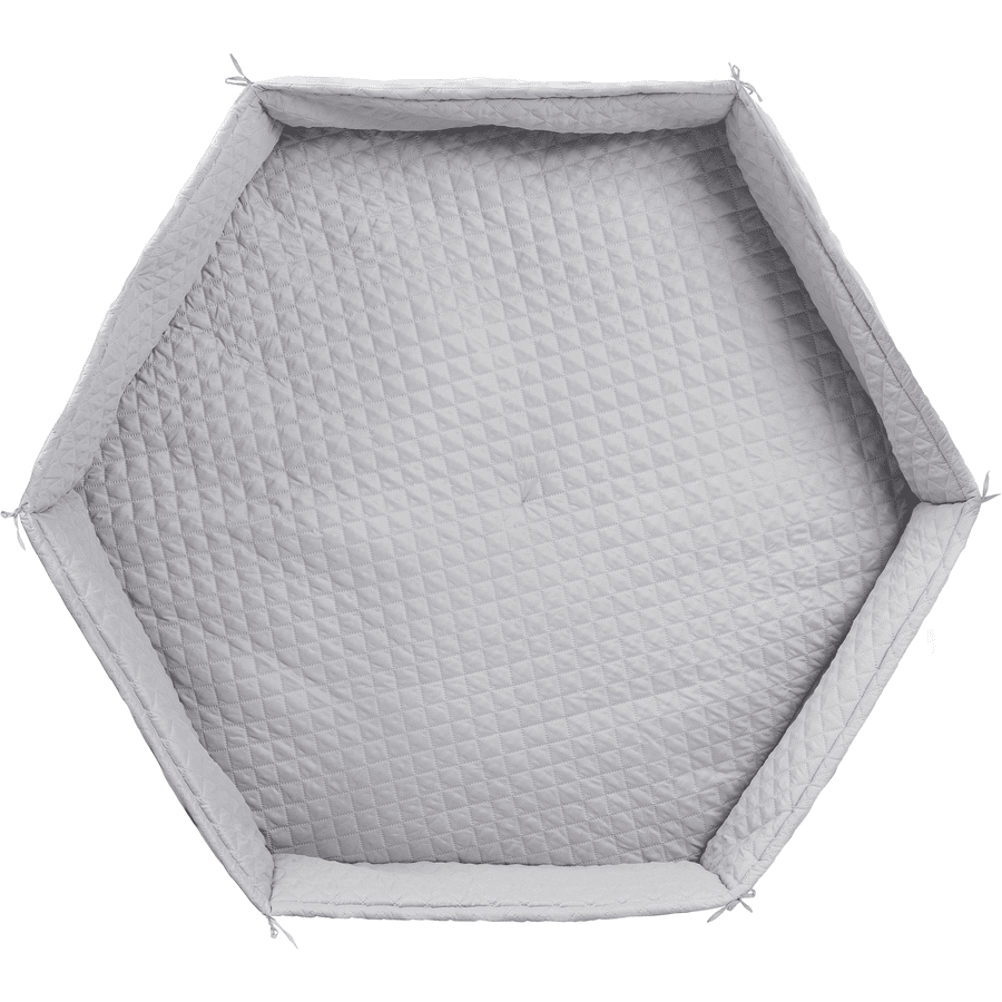 roba Acolchado para parque infantil bebé hexagonal Style grey