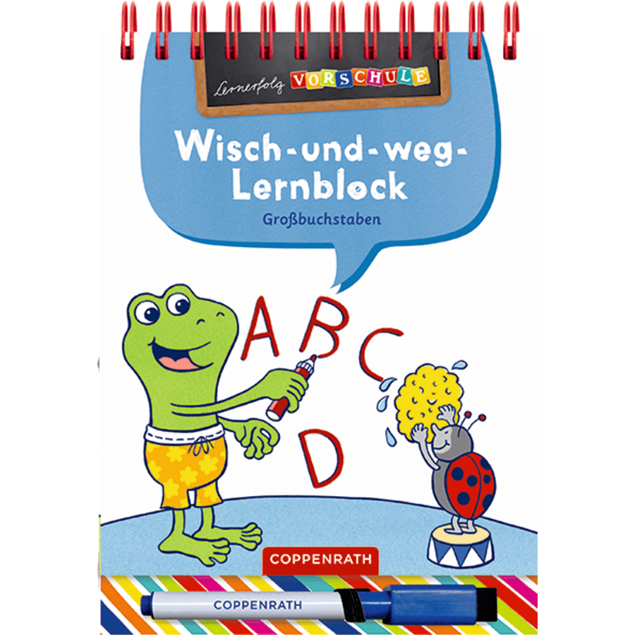 SPIEGELBURG COPPENRATH Lernerfolg Vorschule: Großbuchstaben (Wisch&weg-Lernblock)