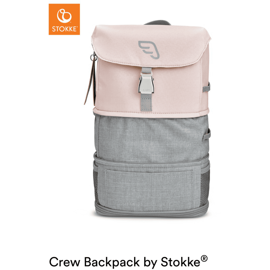 JETKIDS™ BY STOKKE® BedBox™ ride-on suitcase with Crew BackPack™ Pink