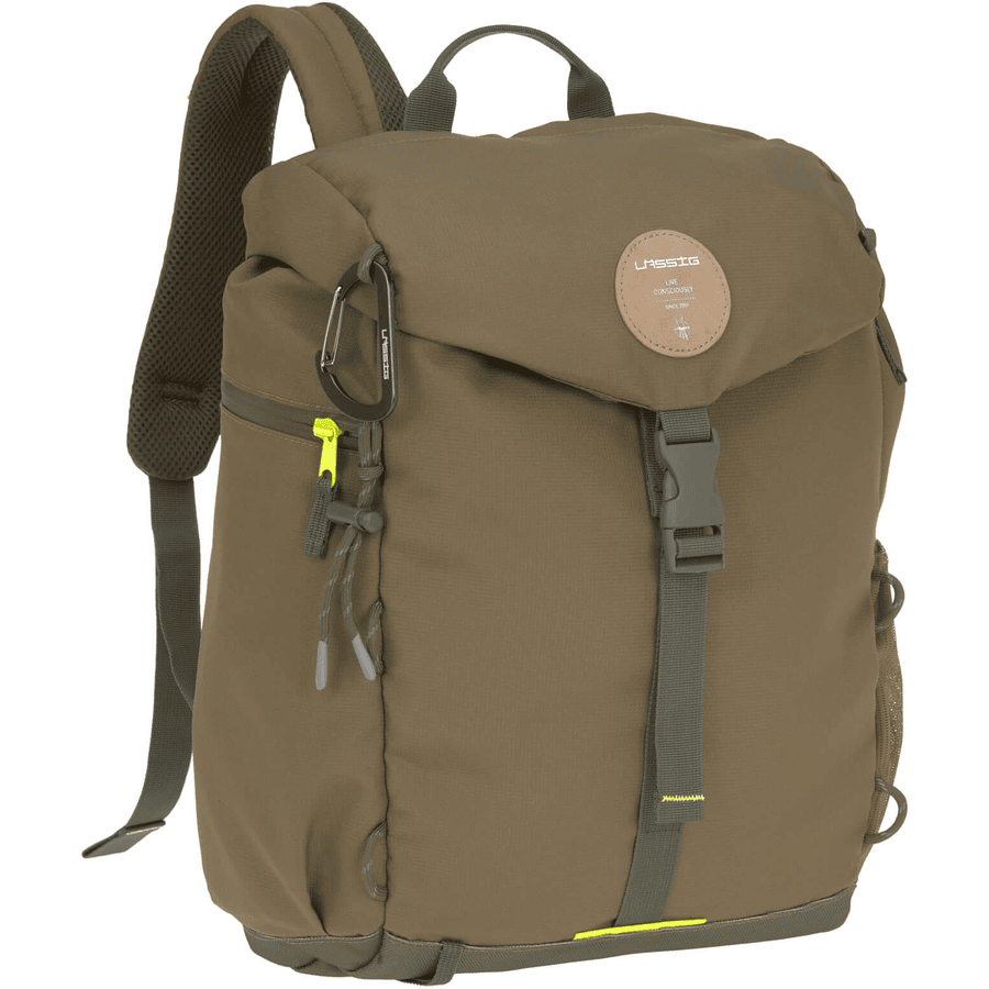 LÄSSIG Outdoor Backpack Rugzak omkleden olive 