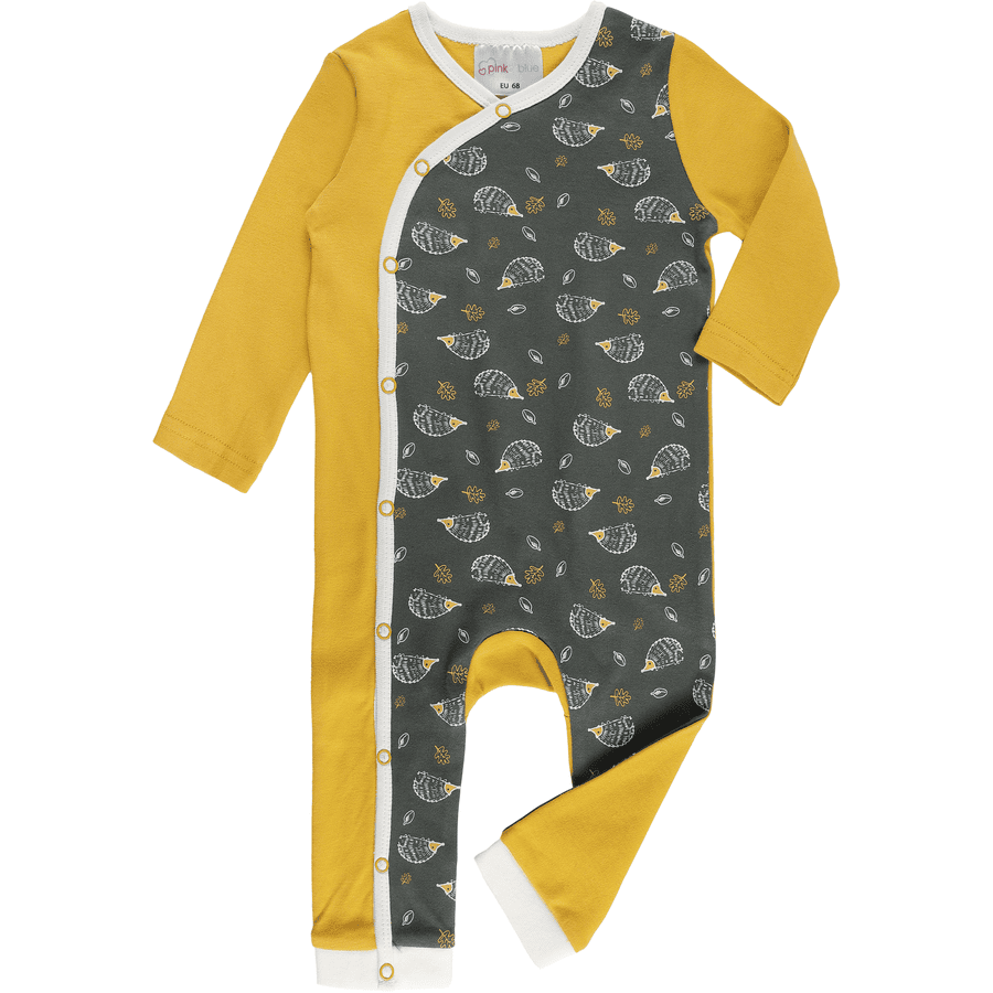 pink or blue Combinaison pyjama enfant hérisson jaune/gris