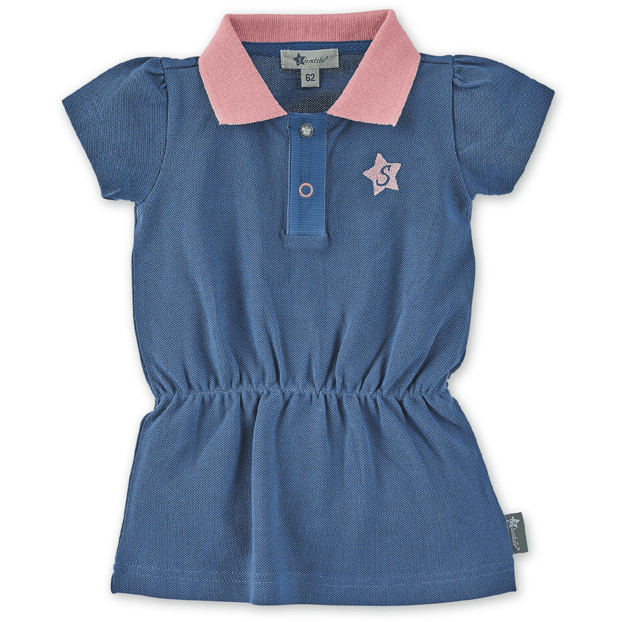 Sterntaler Robe polo bleu moyen