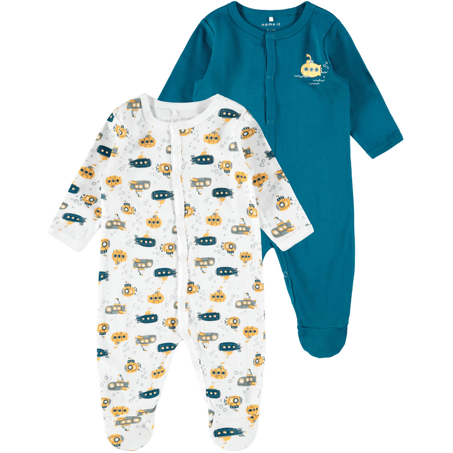 name it Combinaison pyjama enfant Legion Blue lot de 2