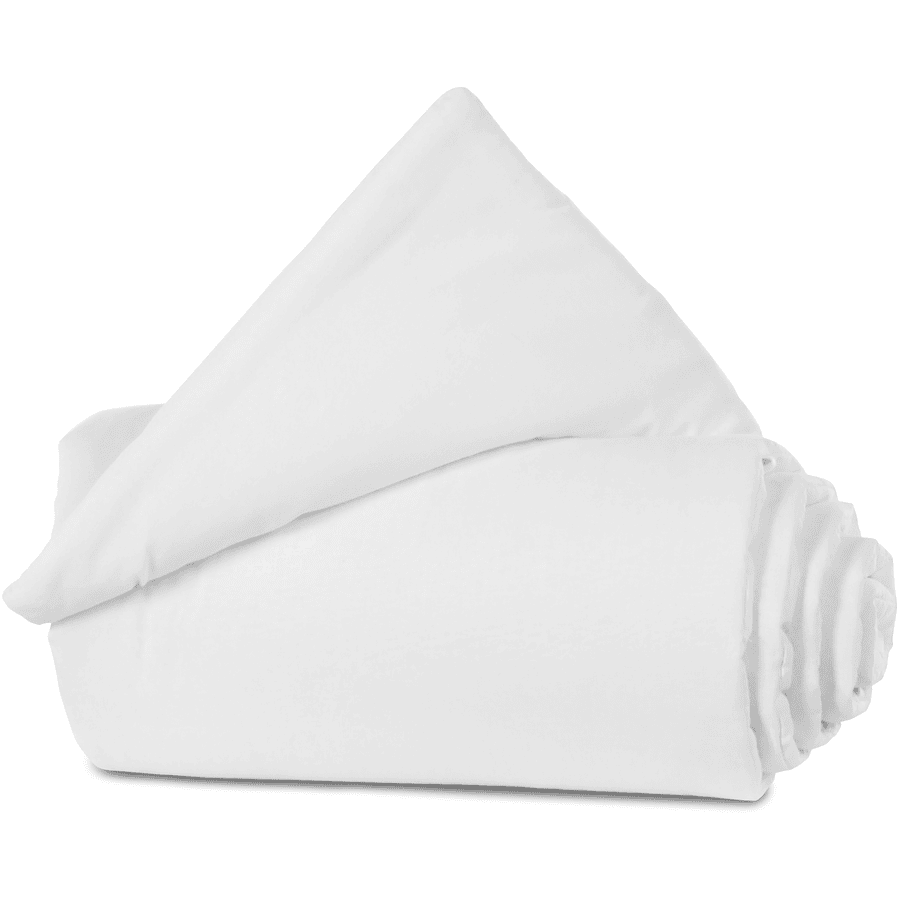 babybay Protection pour barrière de lit cododo coton bio blanc