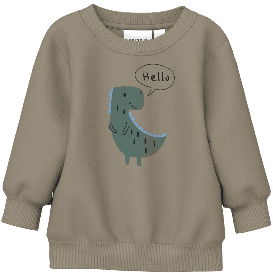 name it Sweat-shirt Nbmvonne Weathered Teak