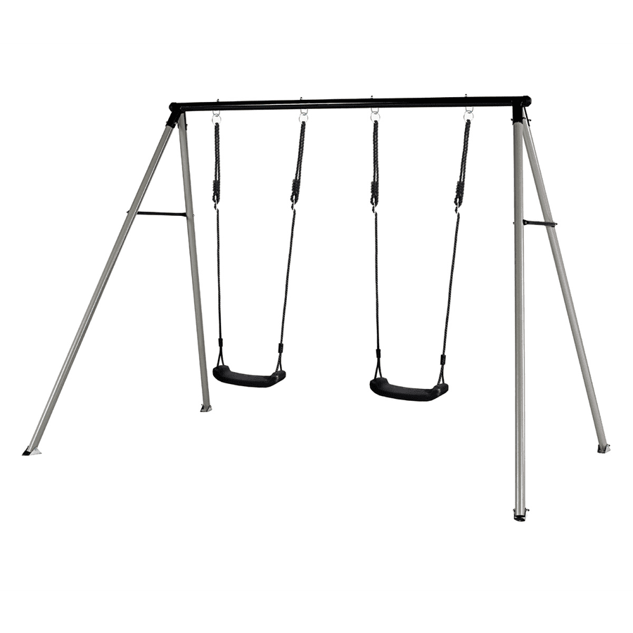 Hörby Bruk Portique de balançoire enfant Cancan Duett argenté