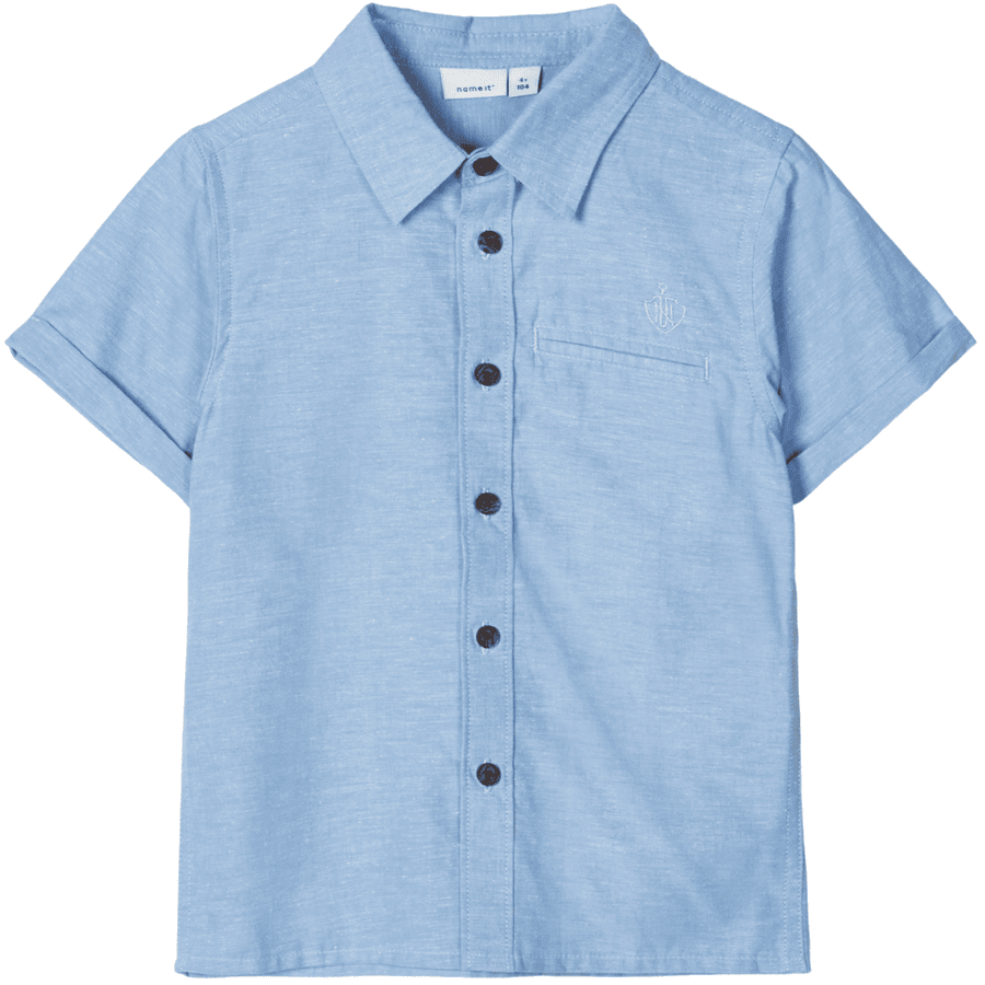name it Camisa nmmfugl sterling blue 