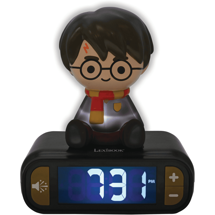 LEXIBOOK Wekker met 3D Harry Potter nachtlampje figuur en geweldige ringtones