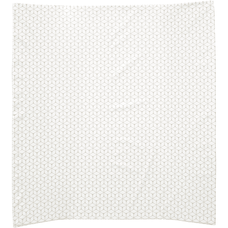 Alvi Wickelauflage 2stg. Keil Folie Raute taupe 60 x 68 cm