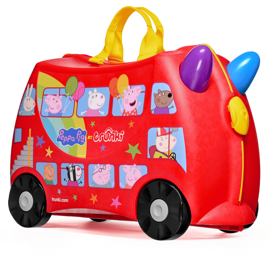 trunki Resväska för barn - Peppa Pig's Party Bus