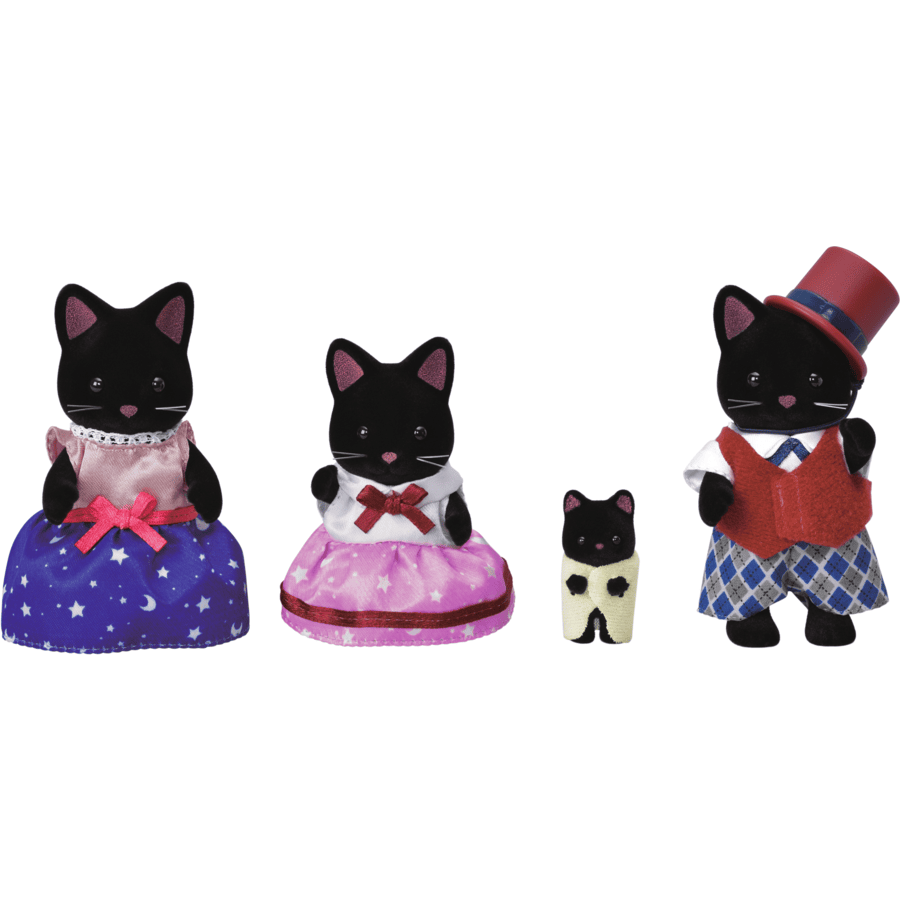 Sylvanian Families ® Minipoppen Zwarte katten familie