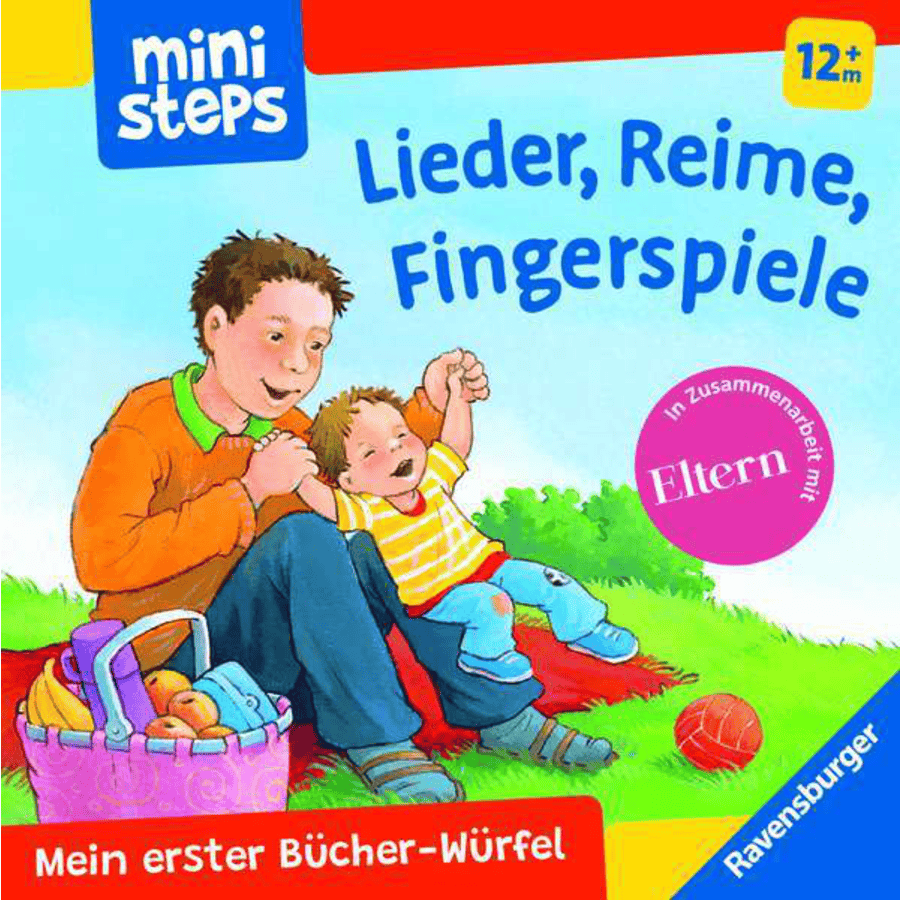 Ravensburger ministeps® Mein erster Bücher-Würfel: Reime, Lieder, Fingerspiele