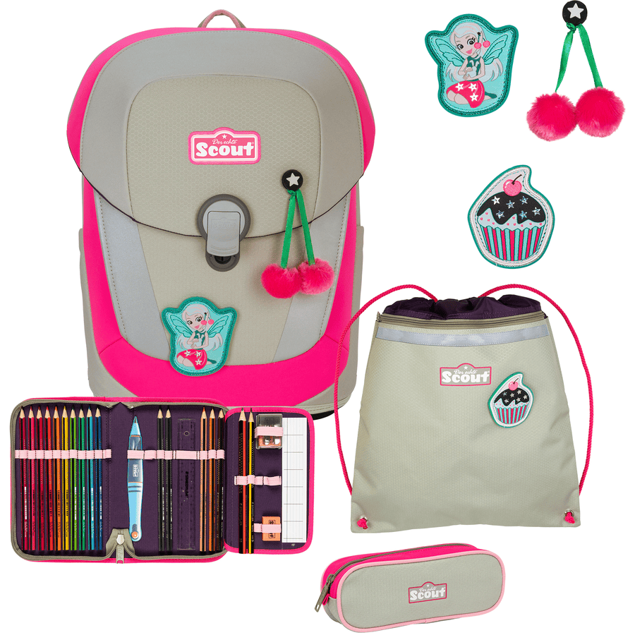 Scout Sunny II DIN - Pink Cherry, 4-tlg.