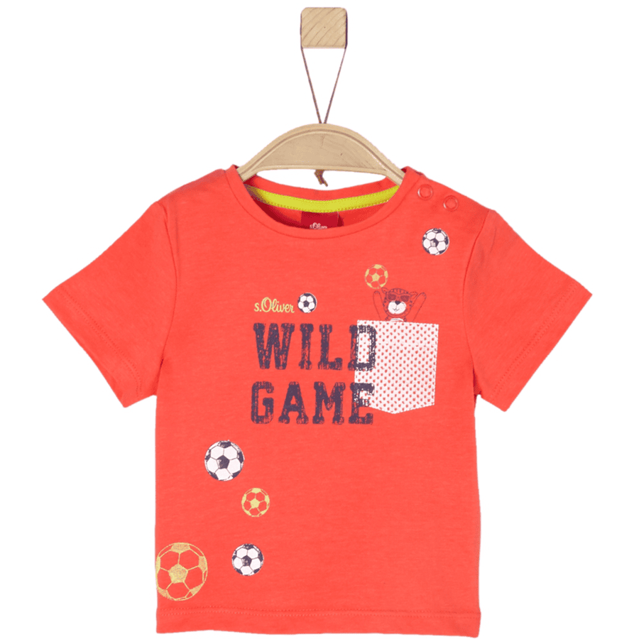 s.Oliver Boys T-Shirt, arancione