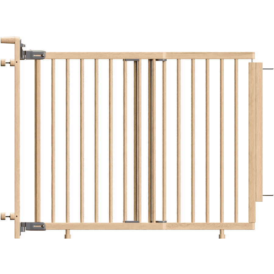 BabyDan Barrière de sécurité enfant Adjust Pro Stair Gate Baluster Edition bois 74,5-114 cm