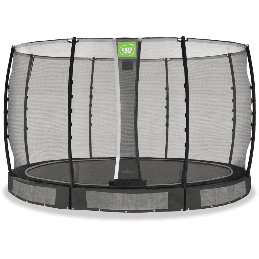 EXIT Allure Classic ground trampolin ø 366 cm med säkerhetsnät, grönt