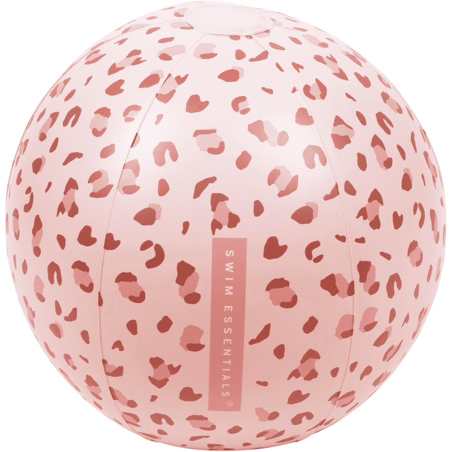 Swim Essentials Ballon de plage Old Pink Leopard ⌀ 51 cm