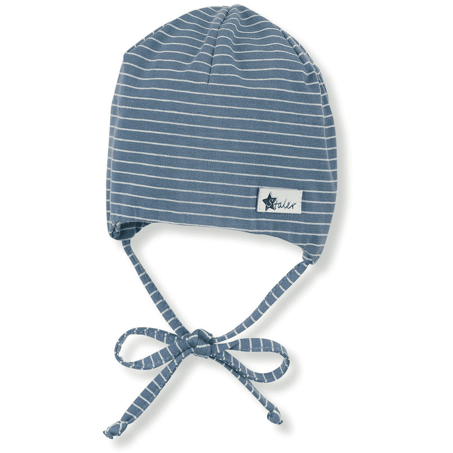 Sterntaler Gorro de terciopelo azul