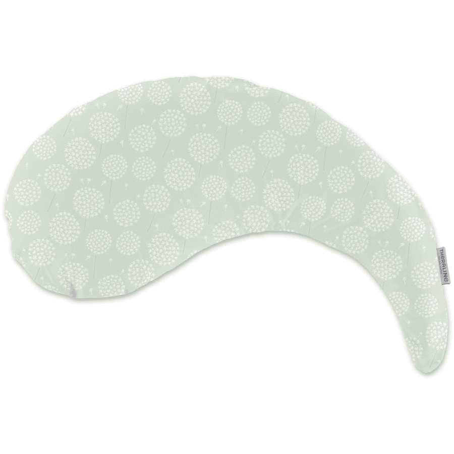 THERALINE Housse pour coussin d'allaitement Yinnie pissenlit vert doux