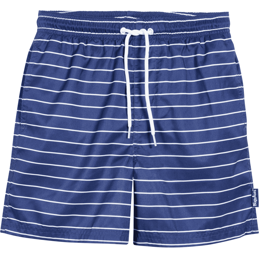 Playshoes  Strand shorts gestreept marine 