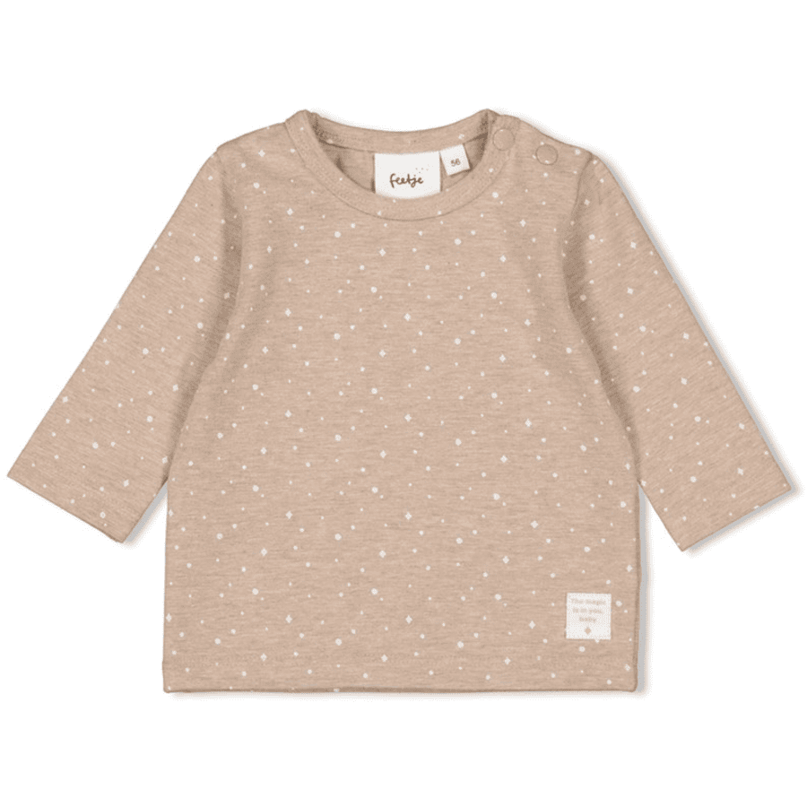 Feetje Magic Shirt met lange mouwen The is in You Taupe Melange