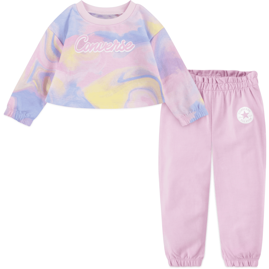 Converse Jogger-Set lila
