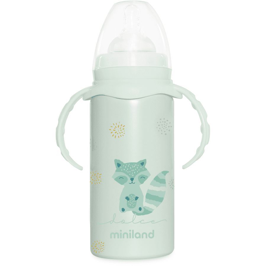 miniland Thermos babyfles, thermobaby mint 240ml