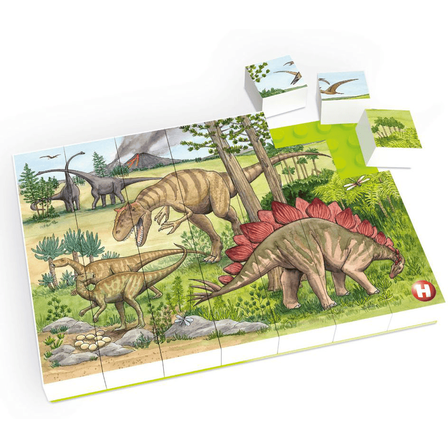 HUBELINO® Puzzel Wereld van Dinosaurussen (35 stukjes)