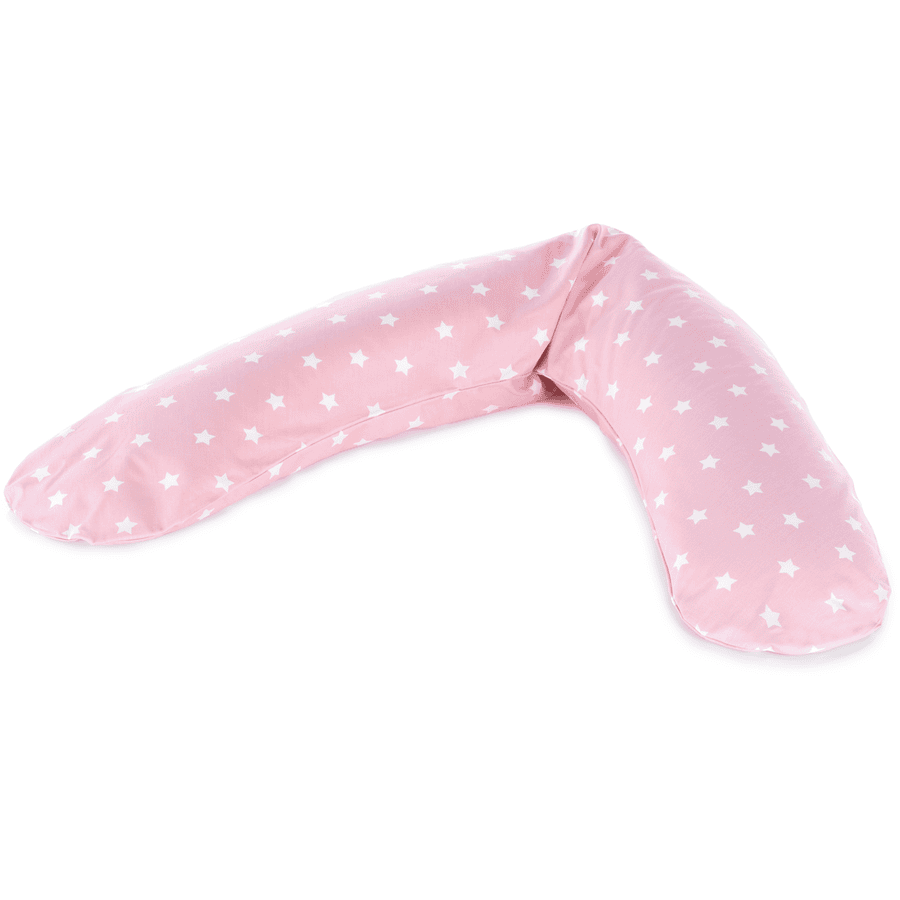 THERALINE Funda de almohada de lactancia para la comodidad Big Stars pink