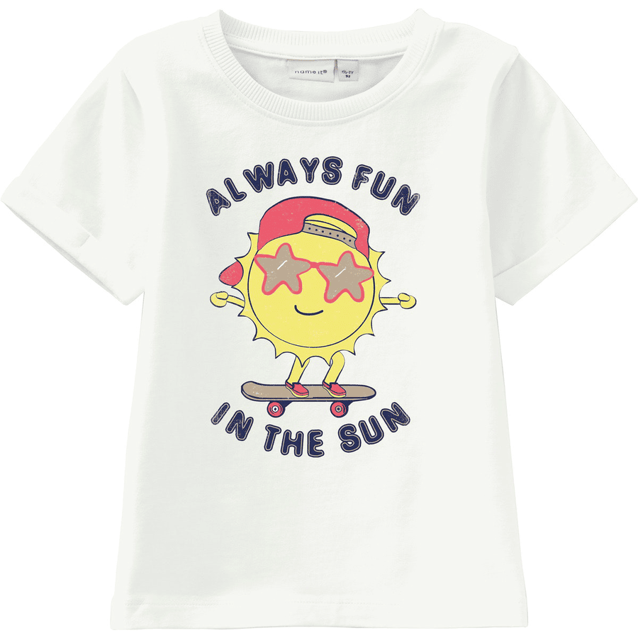 nazvěme to Boys T-Shirt Nmmvux b right white 