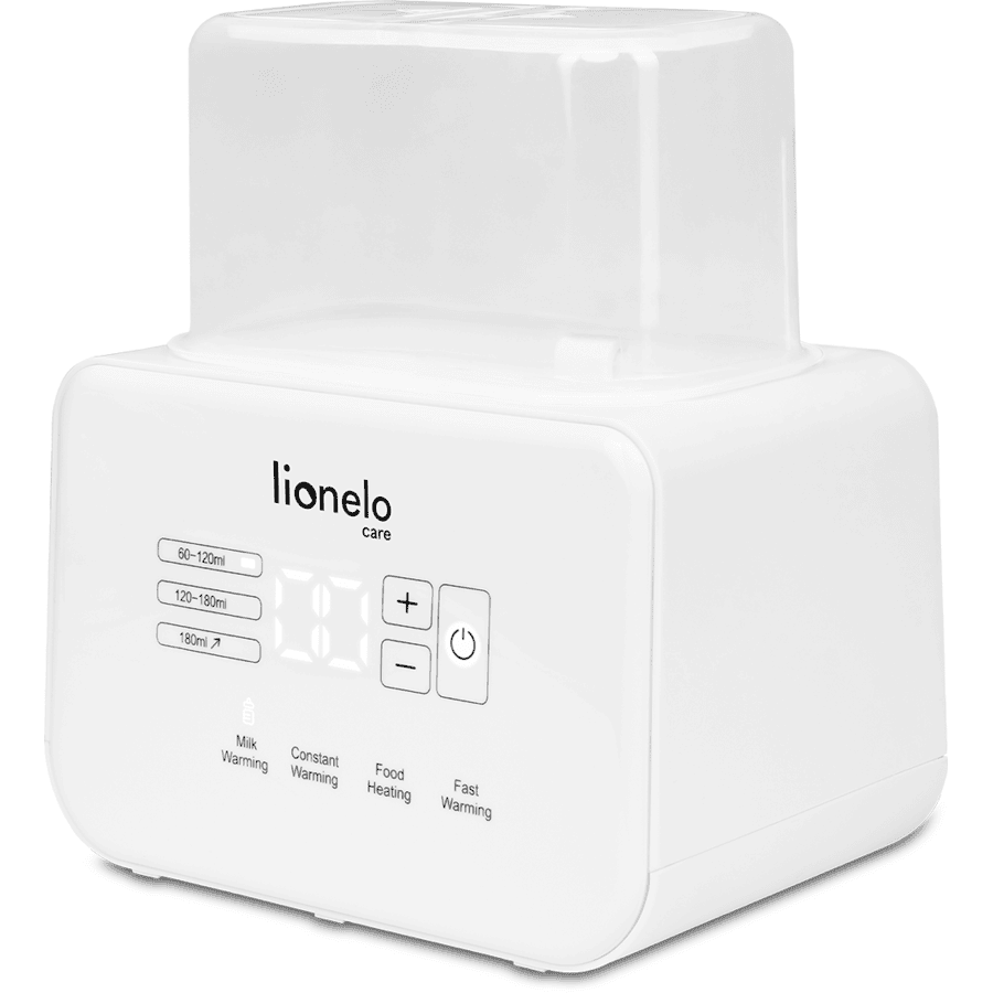 Lionelo dubbele flessenwarmer 6-in-1 Thermup Double wit