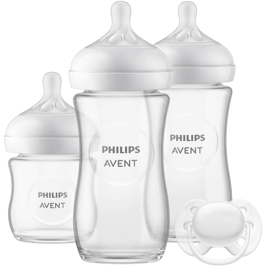 Philips Avent Set iniziale SCD878/11 Natural Response Glass Basic 