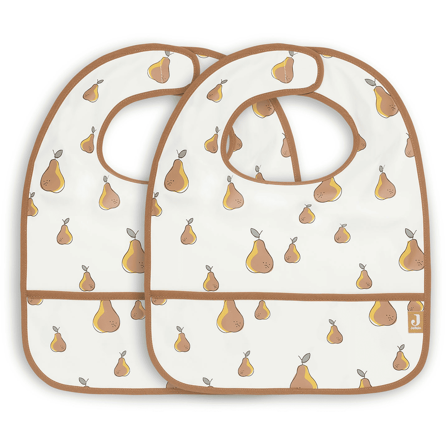 jollein Lätzchen wasserdicht Pear 2er Pack