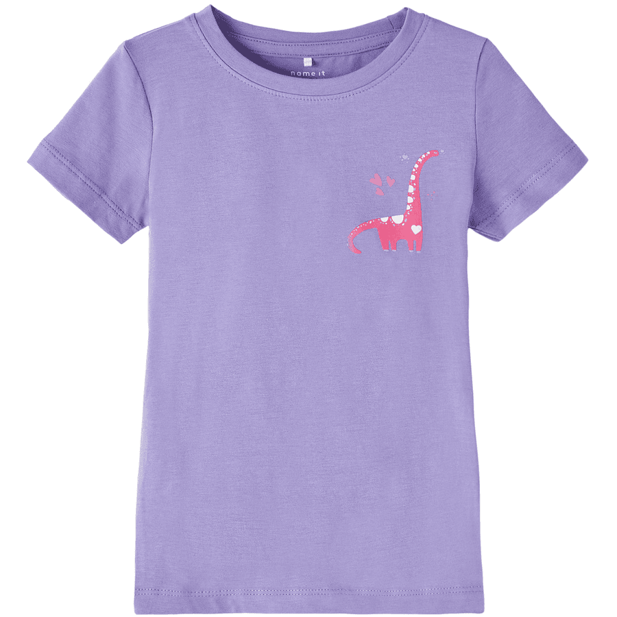 name it T-Shirt Nmfbela Aster Purple
