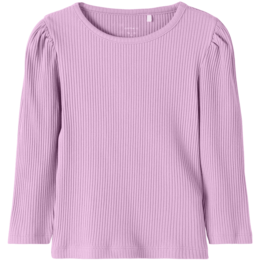 name it Košile s dlouhým rukávem Nmflarisa Pink Lavender