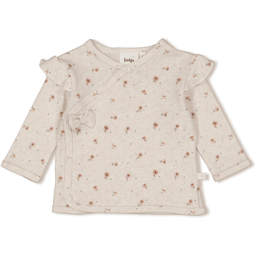 Feetje Wickelshirt Sweet Poppy Natur Melange