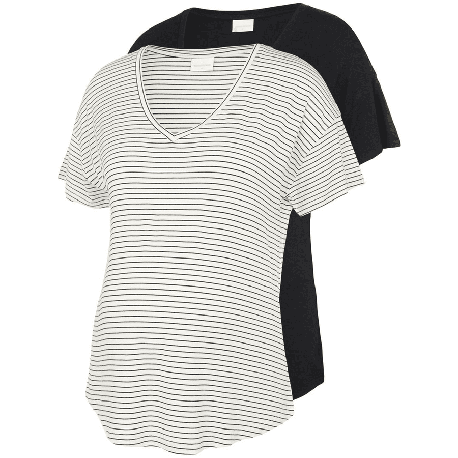 mama;licious Chemise de maternité MLALISON 2-pack Black 