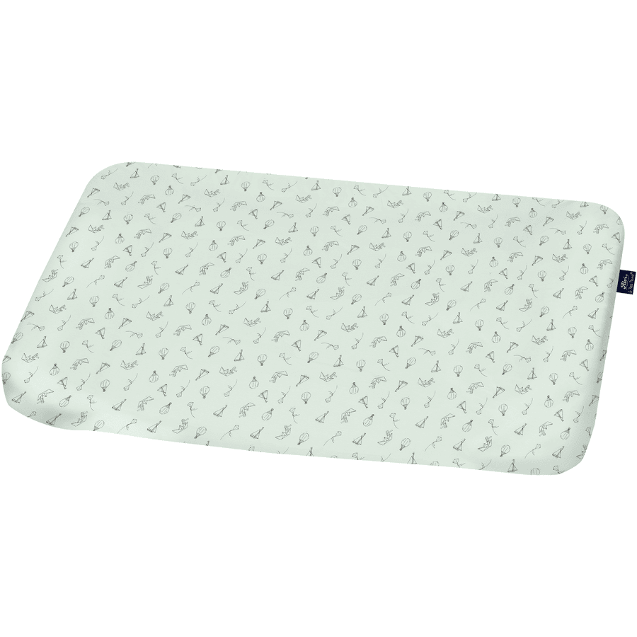 Alvi® Matelas à langer housse tissu Le petit prince 70x85 cm