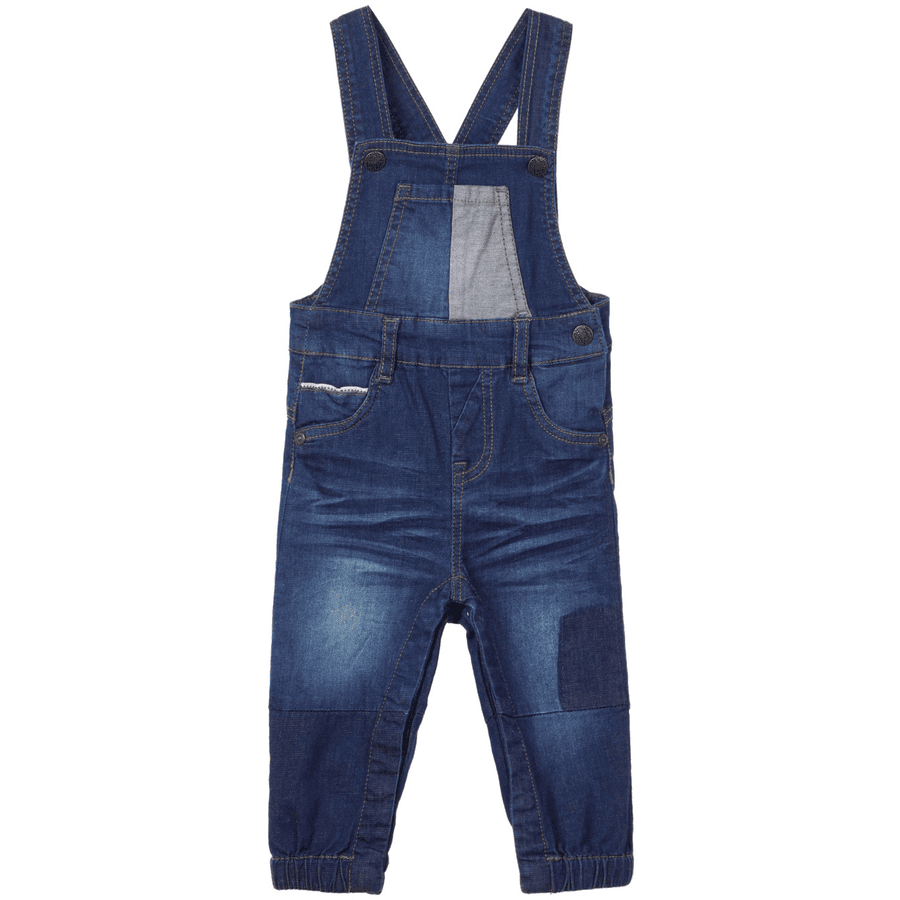 name it Boys Pantalón vaquero Romeo Dungarees azul oscuro denim 