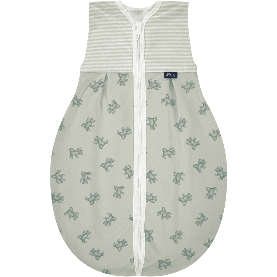 Alvi® Kugelschlafsack Molton Teddy 1961