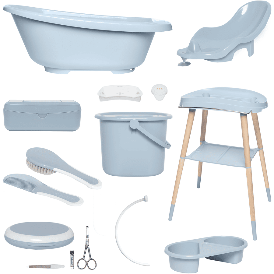 Babycare Badset 9-delig Sense Edition Plus Celestial Blue | pinkorblue.nl