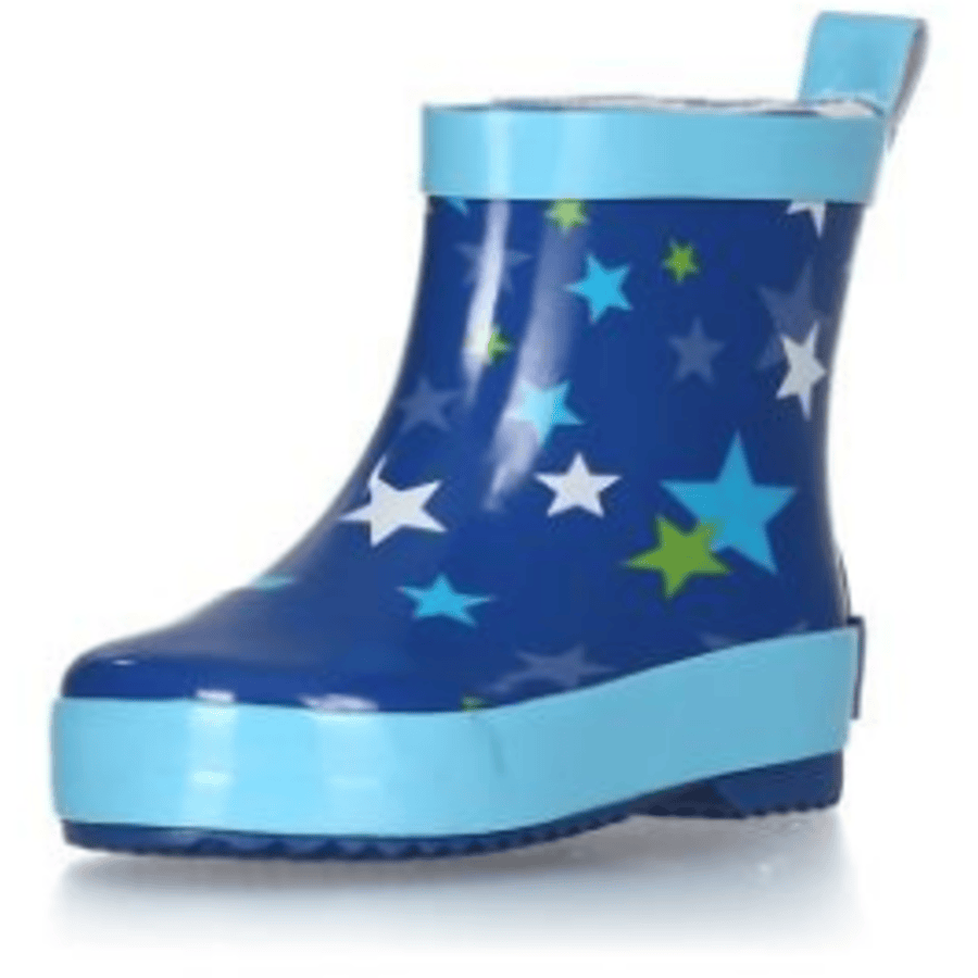 Playshoes  Rubberen laars halve voorraad sterren blauw